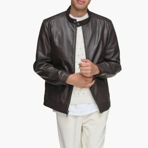 Black Varkas Leather Jacket
